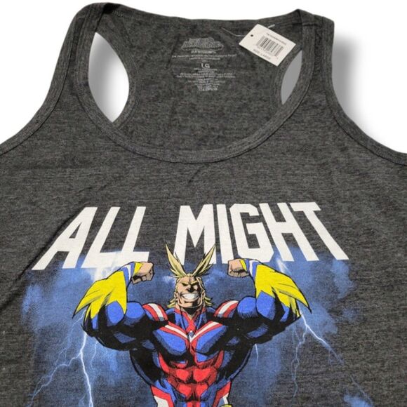 NWT New My Hero Academia Top Size Large Funimation All Mighty Graphic Print Tee - Picture 3 of 6